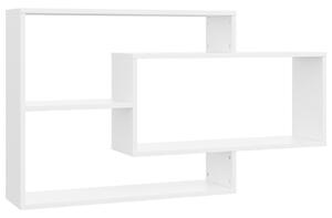 Wall Shelf White 104x20x58.5 cm Engineered Wood
