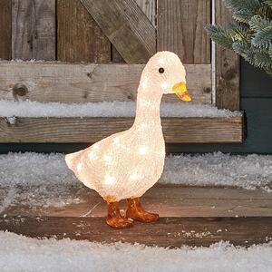 Acrylic Duck Christmas Figure