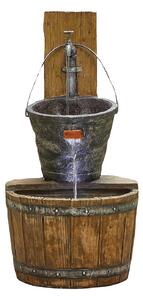 Stylish Fountain Country Charm Water Feature with LEDs
