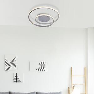 Sasha LED Flush Ceiling Light - Chrome & Crystal