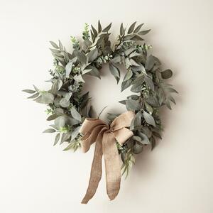 40cm Eucalyptus & Laurel Christmas Wreath