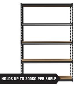Handy 5 MDF Shelf Storage Unit 200kg - 1200 x 1830 x 400mm