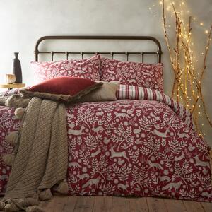 Jonty Woodland Duvet Set | Reversible Traditional Bedding | Roseland