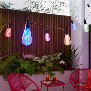 10 LED Indoor Outdoor String Lights MultiColoured
