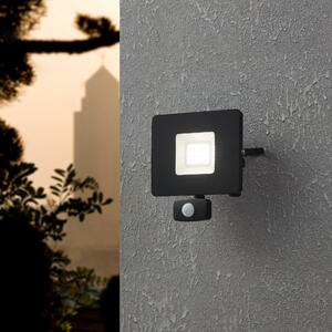 EGLO Faedo 3 PIR Sensor Wall Light Black