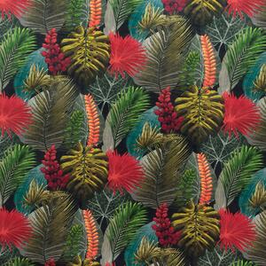 Fibre Naturelle Rainforest Velvet Fabric Toucan