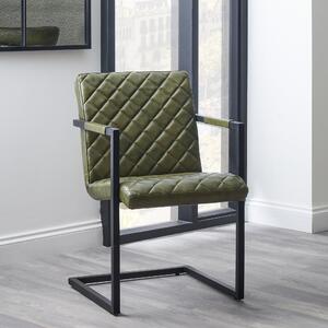 Vittorio Metal Frame Accent Chair Sage