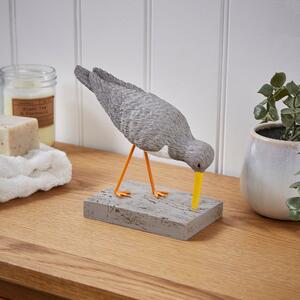 Oyster Catcher Ornament Grey