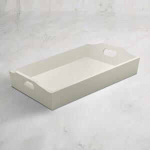 Painted Wooden Tray Cream