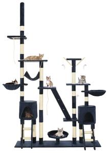 Cat Tree with Sisal Scratching Posts 230-250 cm Blue
