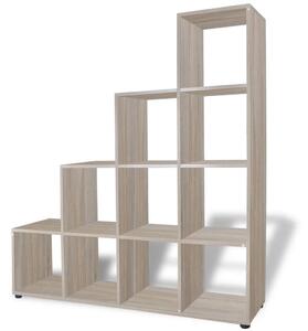 Staircase Bookcase/Display Shelf 142 cm Oak