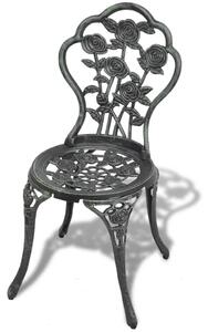 Bistro Chairs 2 pcs Cast Aluminium Green