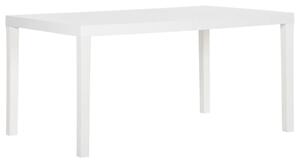 Garden Table 150x90x72 cm PP White
