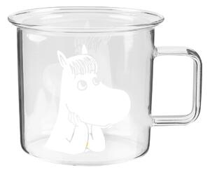 Muurla Moomin glass mug clear 35 cl Snorkmaiden