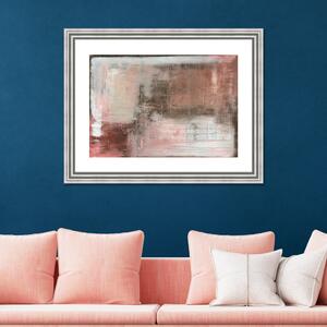 The Art Group Oriental Blush Framed Print Pink