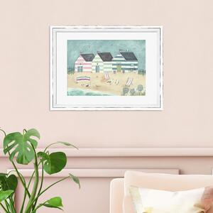 A Sunday Afternoon Bike Ride Framed Print MultiColoured