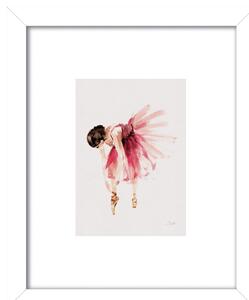 The Art Group Ballerina III Framed Print Pink