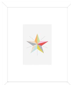 The Art Group Star Framed Print MultiColoured