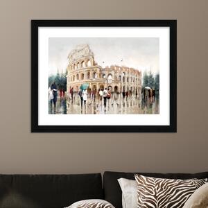 Colosseum Rome Framed Print MultiColoured