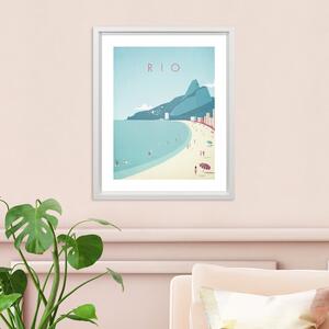 Rio Framed Print MultiColoured