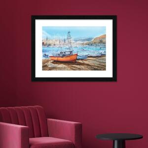 The Art Group St Mary's Isles Of Scilly Framed Print MultiColoured