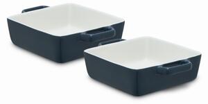 Naturra Set of 2 Square Baking Dishes Teal