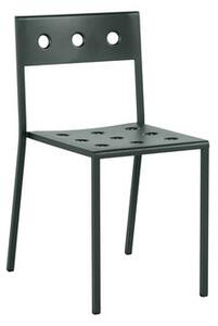 Balcony Stacking chair - / Steel by Hay Green