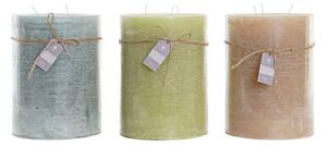 Candle DKD Home Decor Vanilla Wax (3) (3 Pieces)