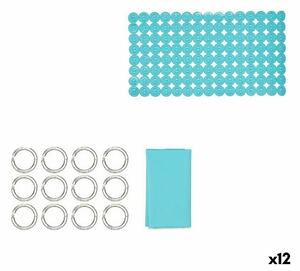 Bath Set Berilo CN-B6032A-BLUE Blue PVC Polyethylene EVA (12 Units)