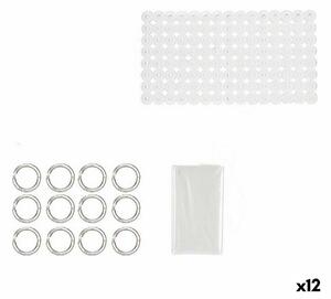 Bath Set Berilo CN-B6032A-TRANSP Transparent PVC Polyethylene EVA (12 Units)