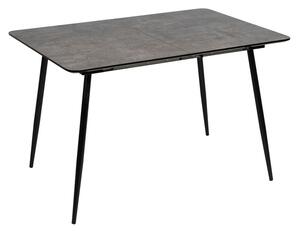 Expandable table Black Grey Iron 120 x 80 x 75 cm