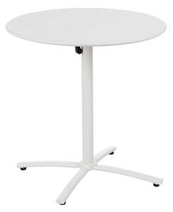 Folding Side Table White 70 x 70 x 72 cm