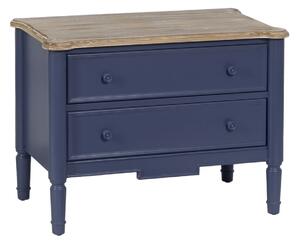 Occasional Furniture Blue Natural Fir wood MDF Wood 80 x 45 x 60 cm