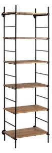 Shelves Black Beige Iron Fir wood 64 x 44 x 220 cm