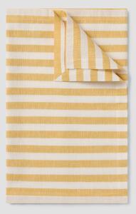 Honey Pembroke Stripe Linen Blend Table Runner | 45 x 200cm | Piglet in Bed
