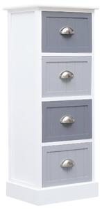 Side Cabinet 35x30x90 cm Paulownia Wood