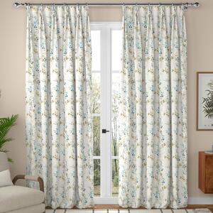ANTE DECOR Arlene Made To Measure Curtains Teal