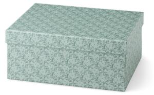 Storage box - Paper. 24.6 x 18.8 x 10.6 cm. - Dusty Green - Søstrene Grene