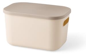 Storage box - 24.5 x 17.8 x 13.5 cm. - Warm Grey - Søstrene Grene