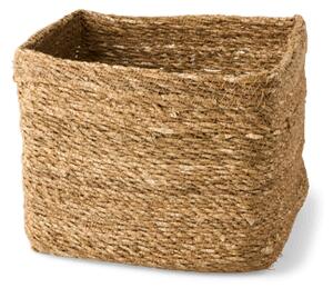Basket - Seagrass. 28 x 28 x 22 cm. - Nature - Søstrene Grene