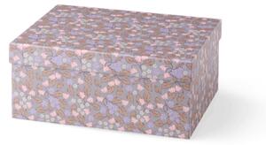 Storage box - Paper. 24.6 x 18.8 x 10.6 cm. - Warm Grey - Søstrene Grene