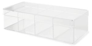 Box - 20.8 x 10 x 5.5 cm. - Clear - Søstrene Grene