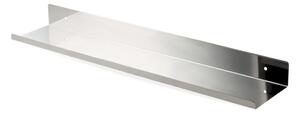 Picture shelf - Stainless steel. 60 x 12 x 5 cm. - Silver Grey - Søstrene Grene