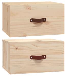 Wall-mounted Bedside Cabinets 2 pcs 40x29.5x22 cm