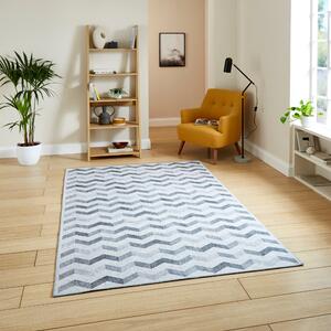 Coral H1059 Digitally Printed Rug Grey