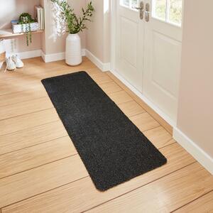 Maxi Washable Rug Dark Grey