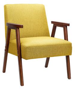 Alex Mid Century Armchair - Ochre