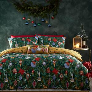 Deck The Halls Bedding Set Pine Green