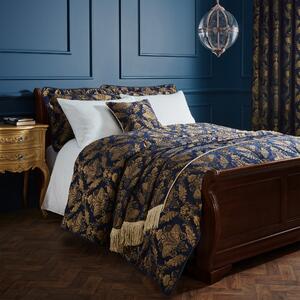Paoletti Shiraz 275cm x 275cm Bedspread Navy