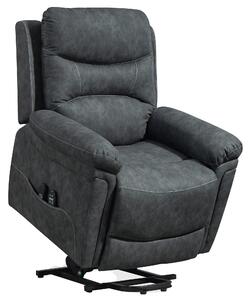 HOMCOM Power Lift Recliner Chair with Vibration Massage, Heat, USB - Grey